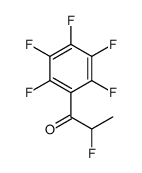 2-fluoro-1-(2,3,4,5,6-pentafluorophenyl)propan-1-one结构式