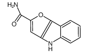 4H-furo[3,2-b]indole-2-carboxamide结构式
