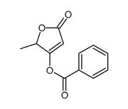 (2-methyl-5-oxo-2H-furan-3-yl) benzoate Structure