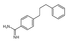 4-(3-phenylpropyl)benzenecarboximidamide Structure