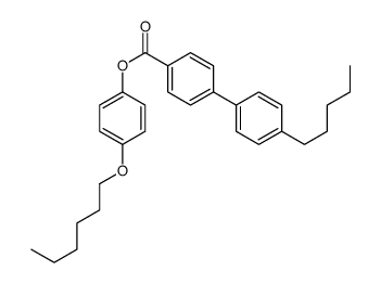 (4-hexoxyphenyl) 4-(4-pentylphenyl)benzoate Structure