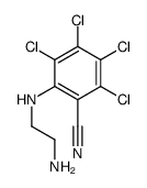 2-(2-aminoethylamino)-3,4,5,6-tetrachlorobenzonitrile Structure