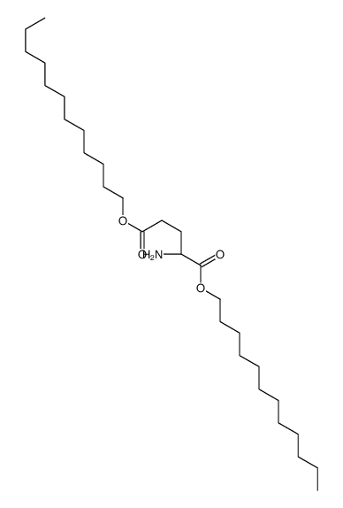 didodecyl (2S)-2-aminopentanedioate结构式