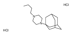 1-(1-adamantyl)-4-butylpiperazine,dihydrochloride结构式