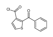 2-benzoylthiophene-3-carbonyl chloride结构式