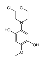 2-[Bis(2-chloroethyl)amino]-5-methoxyhydroquinone Structure