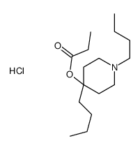 (1,4-dibutylpiperidin-4-yl) propanoate,hydrochloride Structure