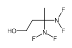 3,3-bis(difluoroamino)butan-1-ol Structure