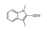 1,3-dimethyl-indole-2-carbonitrile结构式