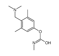 Methylcarbamic acid 4-[(dimethylamino)methyl]-3,5-dimethylphenyl ester structure