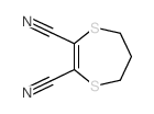 5H-1,4-Dithiepin-2,3-dicarbonitrile,6,7-dihydro- structure