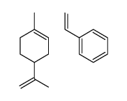 1-methyl-4-prop-1-en-2-ylcyclohexene,styrene Structure