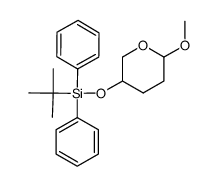 5-(tert-butyldiphenylsilyloxy)-2-methoxytetrahydropyran Structure