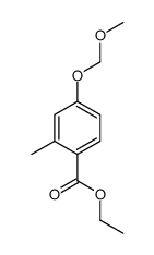 ethyl 4-(methoxymethoxy)-2-methylbenzoate结构式