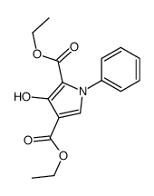 diethyl 3-hydroxy-1-phenylpyrrole-2,4-dicarboxylate Structure