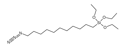 11-Azidoundecyltriethoxysilane结构式