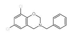 8-benzyl-2,4-dichloro-10-oxa-8-azabicyclo[4.4.0]deca-2,4,11-triene structure