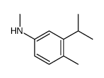 Benzenamine, N,4-dimethyl-3-(1-methylethyl)- (9CI) structure