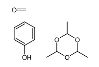 formaldehyde,phenol,2,4,6-trimethyl-1,3,5-trioxane结构式