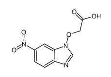 (6-nitro-benzoimidazol-1-yloxy)-acetic acid结构式