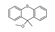 9-methoxy-9-methyl-thioxanthene结构式