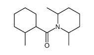 (2,6-dimethylpiperidin-1-yl)-(2-methylcyclohexyl)methanone结构式