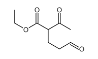 ethyl 2-acetyl-5-oxopentanoate Structure