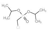Phosphonic acid,P-(chloromethyl)-, bis(1-methylethyl) ester structure