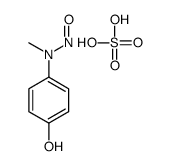 N-(4-hydroxyphenyl)-N-methylnitrous amide,sulfuric acid Structure