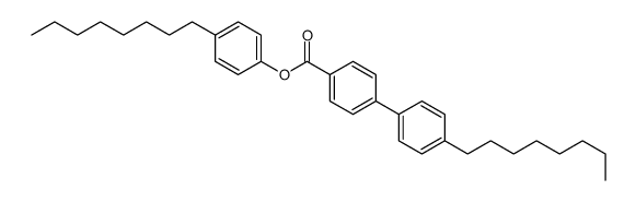 (4-octylphenyl) 4-(4-octylphenyl)benzoate结构式