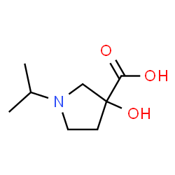 3-Pyrrolidinecarboxylicacid,3-hydroxy-1-(1-methylethyl)-(9CI) picture