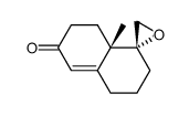 Spiro-1α-oxiranyl-6-oxo-8aβ-methyl-1,2,3,4,6,7,8,8a-octahydronaphthalene Structure