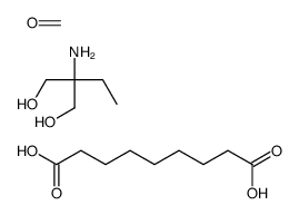 2-amino-2-ethylpropane-1,3-diol,formaldehyde,nonanedioic acid结构式