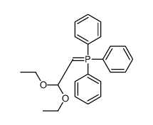 2,2-diethoxyethylidene(triphenyl)-λ5-phosphane结构式
