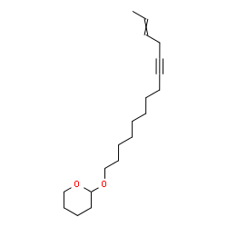 2-[(E)-tetradec-12-en-9-ynoxy]oxane Structure