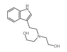 Ethanol,2,2'-[(2-indol-3-ylethyl)imino]di-(8CI) Structure