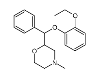 2-[(2-ethoxyphenoxy)-phenylmethyl]-4-methylmorpholine结构式
