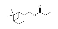 propionic acid pin-2-en-10-yl ester Structure