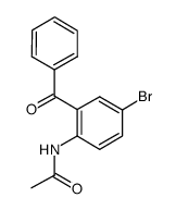 N-(2-benzoyl-4-bromophenyl)acetamide Structure
