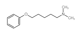 N,N-dimethyl-5-phenoxy-pentan-1-amine结构式