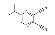 2,3-Dicyano-5-isopropylpyrazine结构式
