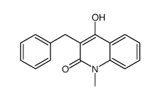3-benzyl-4-hydroxy-1-methylquinolin-2-one Structure