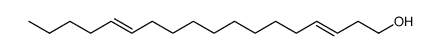 (3E,13E)-3,13-octadecadien-1-ol结构式