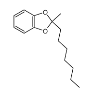 2-heptyl-2-methyl-1,3-benzodioxole结构式