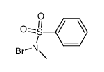 N-bromo-N-methyl-benzenesulfonamide Structure