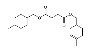 bis[(4-methylcyclohex-3-en-1-yl)methyl] butanedioate Structure