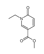 1-ethyl-5-(carbomethoxy)-2(1H)-pyridinone结构式