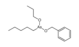 benzyl propyl pentylarsonite Structure