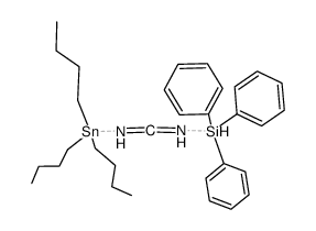 (tributylstannyl)(triphenylsilyl)carbodiimide结构式