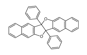 5b,12b-diphenyl-5b,12b-dihydronaphtho[2,3-b]naphtho[2',3':4,5]furo[2,3-d]furan Structure